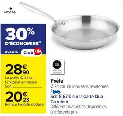 Carrefour Poêle offre