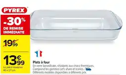 Carrefour PYREX Plats à four offre