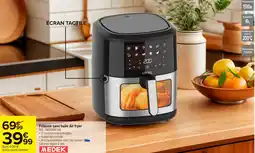Carrefour MEDEK Friteuse sans huile Air fryer offre