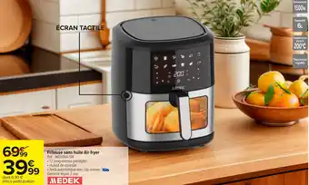 MEDEK Friteuse sans huile Air fryer
