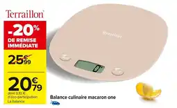 Carrefour TERRAILLON Balance culinaire macaron one offre