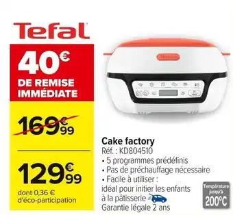 TEFAL Cake factory