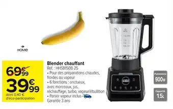 Blender chauffant
