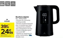 Carrefour Bouilloire digitale offre