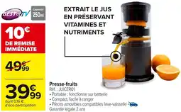 Carrefour Presse-fruits offre