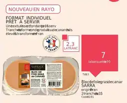 Promocash Blocdefoiegrasdecanar sarra offre
