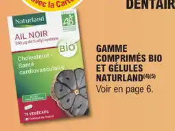 E.Leclerc Parapharmacie Gamme comprimés bio et gélules naturland offre