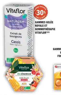 E.Leclerc Parapharmacie Gammes gelée royale et gemmothérapie vitaflor offre