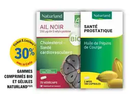 E.Leclerc Parapharmacie Gammes comprimés bio et gélules naturland offre
