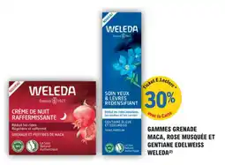 E.Leclerc Parapharmacie Gammes grenade maca rose musquée et gentiane edelweiss weleda offre