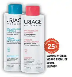 E.Leclerc Parapharmacie Gamme hygiène visage uriage offre