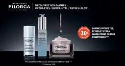 E.Leclerc Parapharmacie Gammes optim eyes oxygen et hydra laboratoires filorga cosmetiques offre
