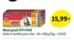 Maxi Zoo FIT+FUN Maxi pack offre