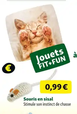 Maxi Zoo FIT+FUN Souris en sisal offre