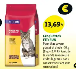 Maxi Zoo FIT+FUN Croquettes saveur poulet et dinde offre