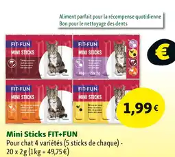 Maxi Zoo FIT+FUN Mini Sticks Boeuf offre