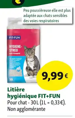 Maxi Zoo FIT+FUN Litière hygiénique offre