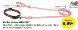 Maxi Zoo FIT+FUN Collier + laisse offre