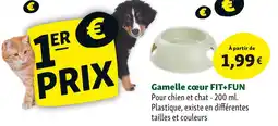 Maxi Zoo FIT+FUN Gamelle cœur offre