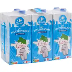 Carrefour Market CARREFOUR CLASSIC' Lait U.H.T. demi-écrémé offre