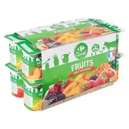 Carrefour CARREFOUR CLASSIC' Yaourts aux fruits offre