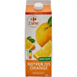 Carrefour CARREFOUR EXTRA Pur jus de fruits Maxi Pack offre