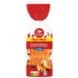 Carrefour CARREFOUR CLASSIC' Pains au chocolat Maxi Pack offre