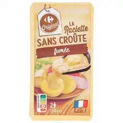 Carrefour CARREFOUR (HORS PLATEAUX) SUR TOUS LES FROMAGES RACLETTE EN TRANCHES offre