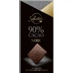 Carrefour CARREFOUR SELECTION SUR TOUTES LES TABLETTES DE CHOCOLAT offre