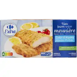 Carrefour CARREFOUR CLASSIC' ET CARREFOUR EXTRA SUR TOUS LES POISSONS ASC ET MSC SURGELÉS offre