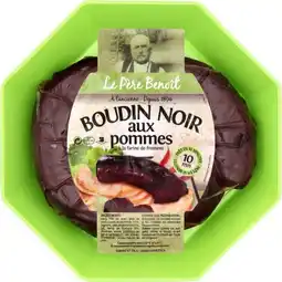 Carrefour LE PERE BENOIT Boudin noir aux pommes LE PERE BENOIT offre
