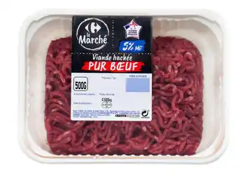 Carrefour CARREFOUR Viande hachée 5% M.G. CARREFOUR Le Marché offre