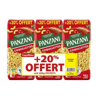 Carrefour PANZANI Pâtes offre