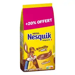 Carrefour NESTLÉ Poudre chocolatée Nesquik offre