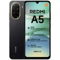 Carrefour XIAOMI Smartphone Redmi A5 offre