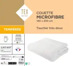 Carrefour TEX HOME Couette microfibre tempérée offre