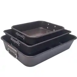Carrefour CARREFOUR HOME Lot de 3 plats à four offre