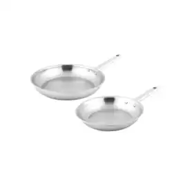 Carrefour CARREFOUR HOME Lot de 2 poêles offre