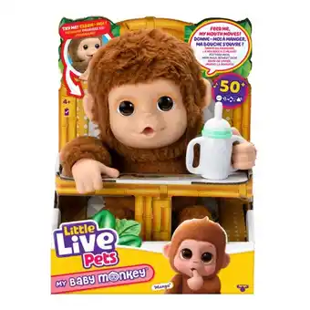 Carrefour LITTLE LIVE PETS Mon Bébé Singe - Little Live Pets offre