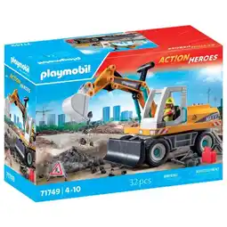 Carrefour PLAYMOBIL Pelleteuse mécanique offre