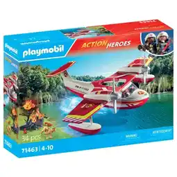 Carrefour PLAYMOBIL Hydravion avec pompier offre