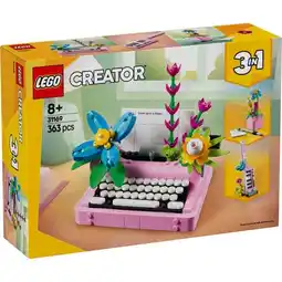 Carrefour LEGO La machine à écrire avec des fleurs offre