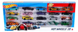 Carrefour HOT WHEELS Coffret de 20 véhicules Hot Wheels offre