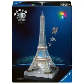 Carrefour RAVENSBURGER Puzzle 3D Tour Eiffel Illuminée offre