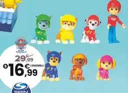 JouéClub MULTIPACK DE 7 FIGURINES RESCUE WHEELS LA PAT’ PATROUILLE offre