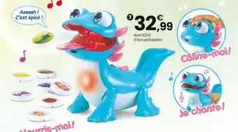 JouéClub Zebulon mon compagnon glouton | 2 ans offre