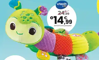 JouéClub Vtech Baby MYRTILLE MA LUMI-CHENILLE SENSORIELLE offre