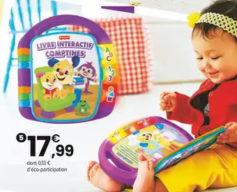 JouéClub Livre interactif comptines | 6 mois offre