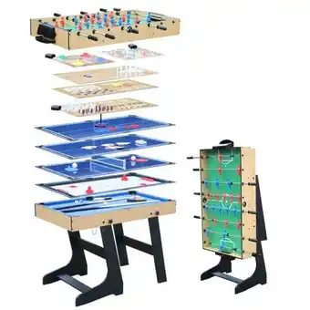 La table de jeux 15 en 1 pliable