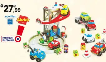 JouéClub ABRICK Super pack garage et transport de véhicules 18 mois offre